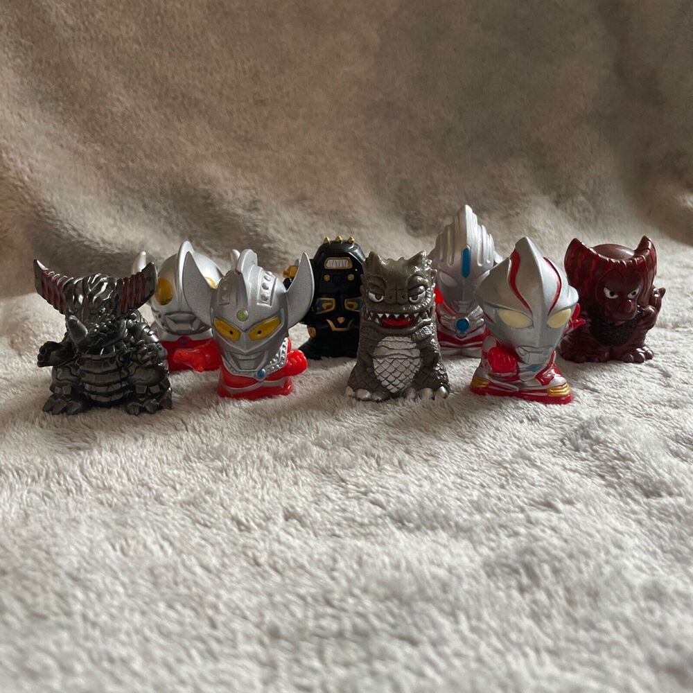 Vintage Bandai Ultraman Monster Gomora Joe Baltan Bemular Gomora Finger Puppet